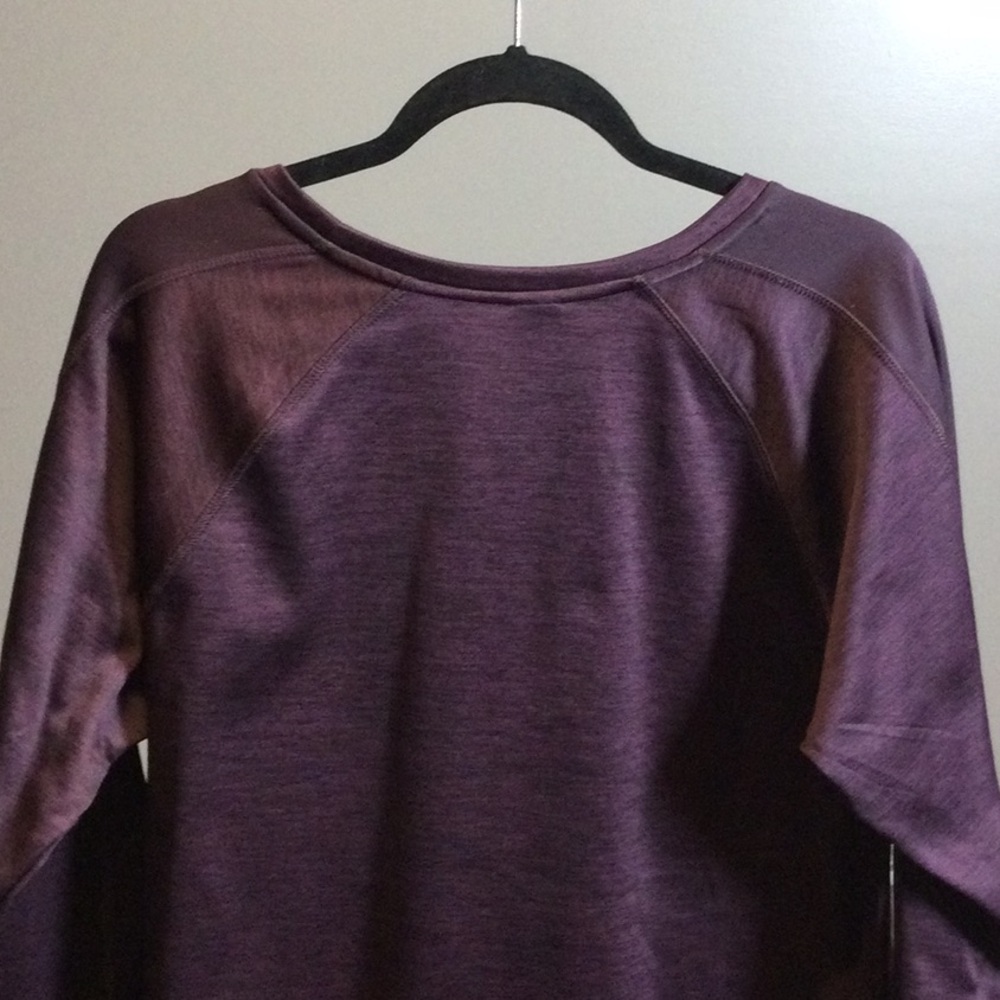 XL Champion purple/burgundy athletic long sleeve top - Picture 6 of 15